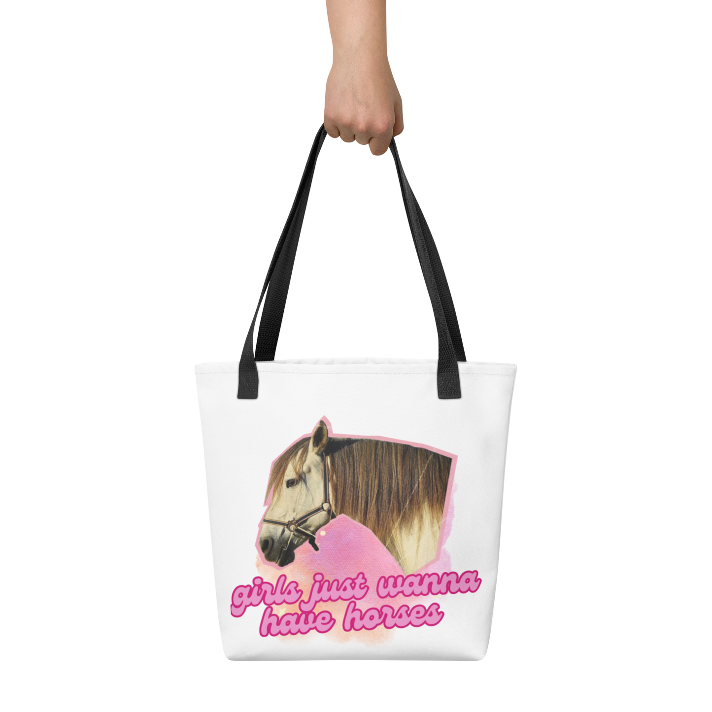 Girls Just Wanna Have Horses Tote Bag