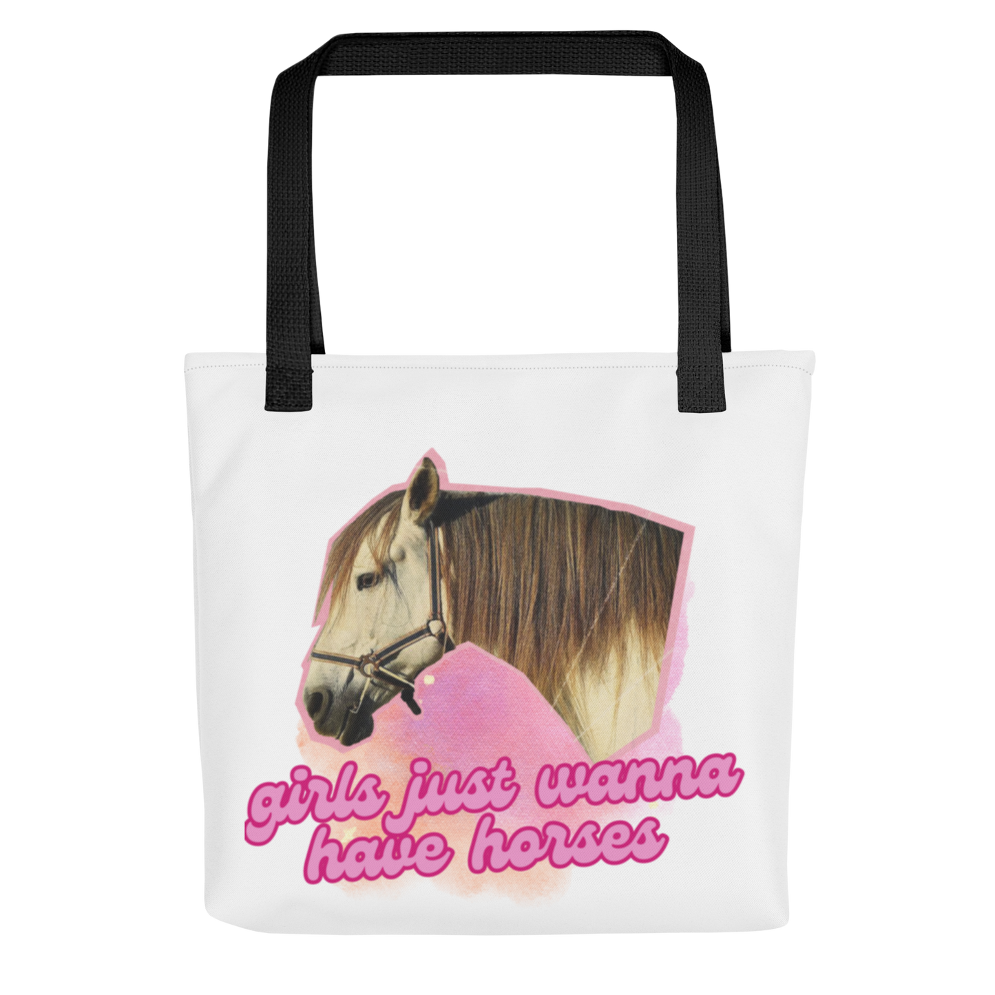 Girls Just Wanna Have Horses Tote Bag