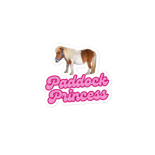 Paddock Princess Mini Horse Sticker