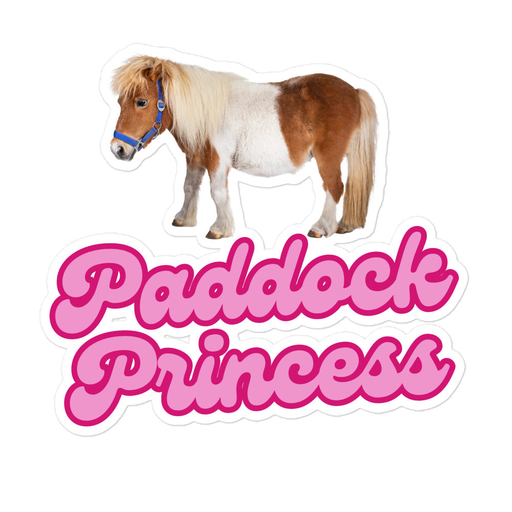 Paddock Princess Mini Horse Sticker