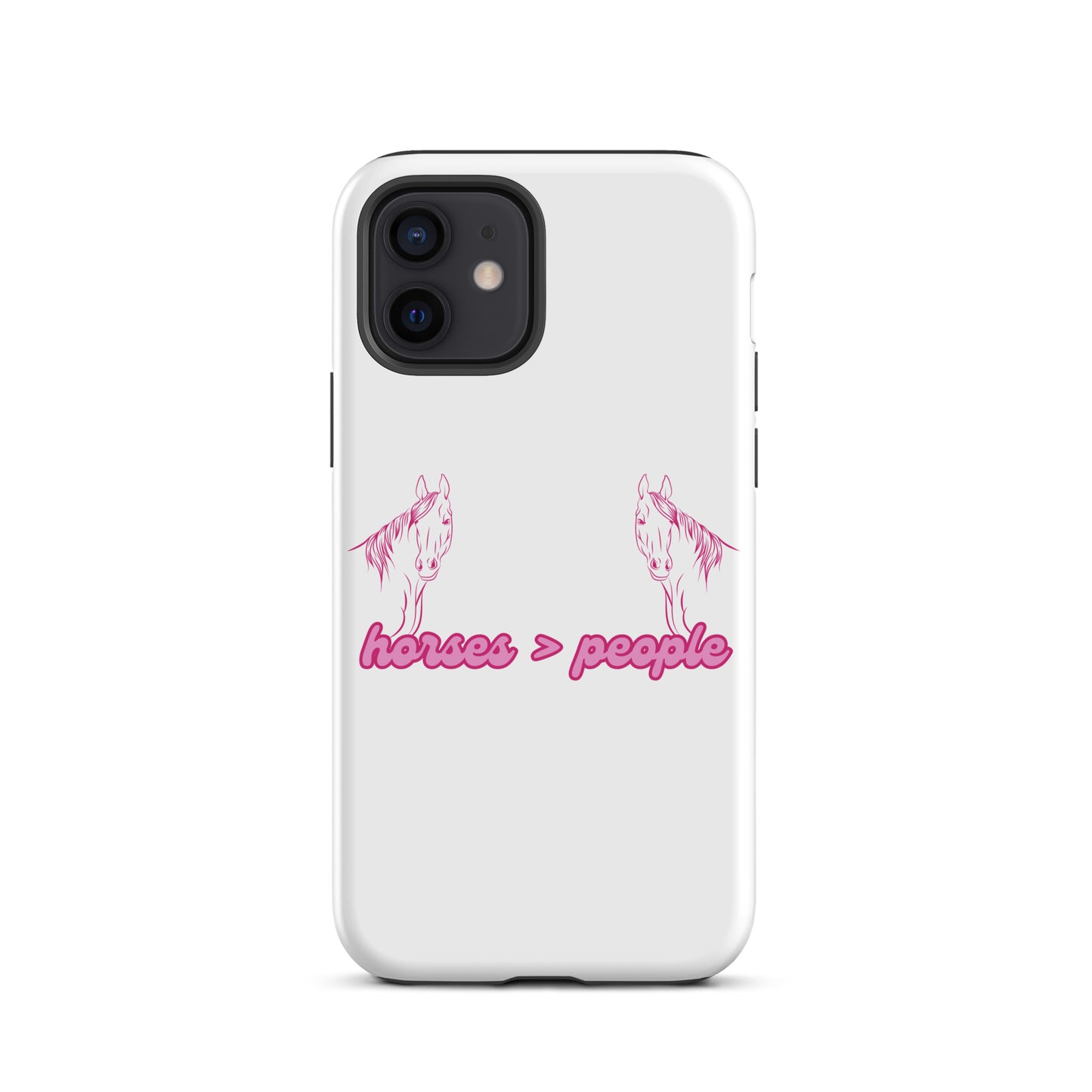 horses > people phone case